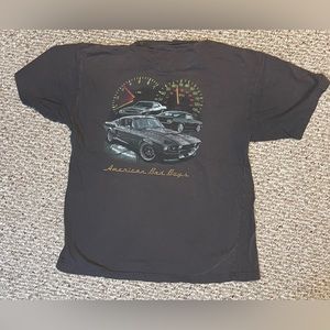American Bad Boys Grey Muscle Car T shirt size XL